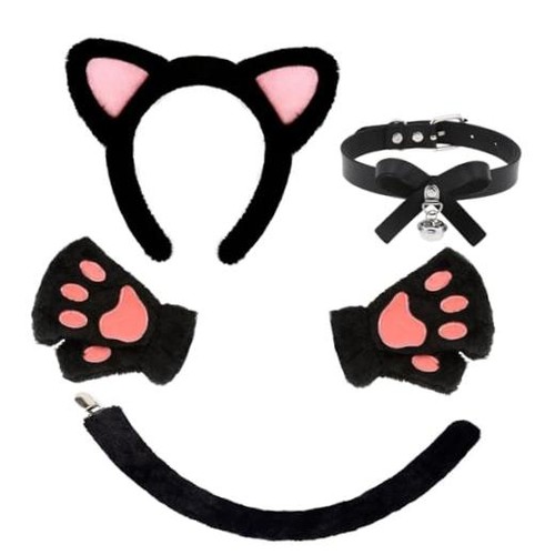 Pcs black cat costume for - 4,