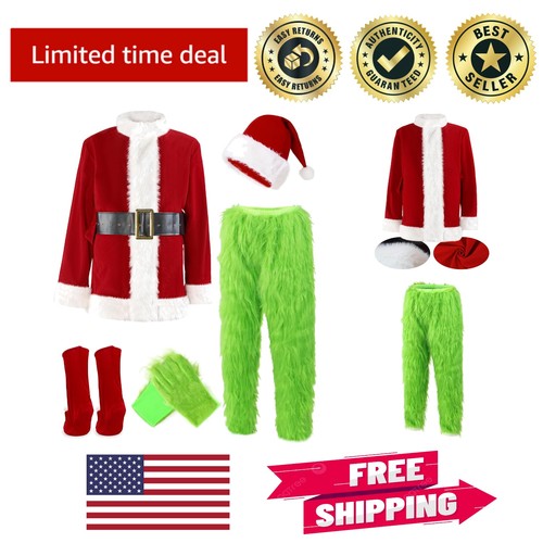 Deluxe piece green furry - deluxe, 7-piece