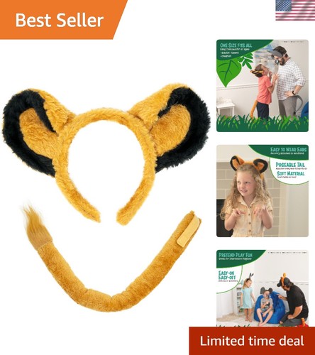 Plush lion headband - lion,