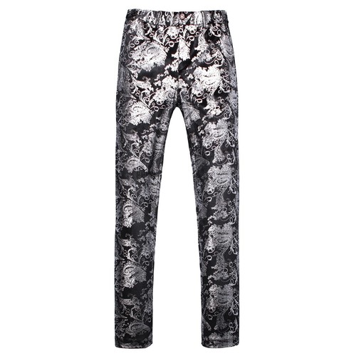 Men sequin velvet pants - velvet,