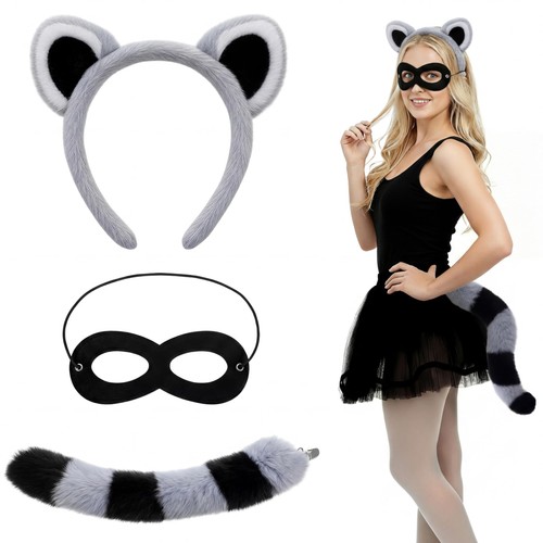 Pcs raccoon costume - 3,