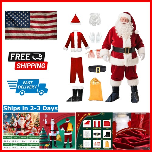 Authentic piece santa claus - 9-piece,