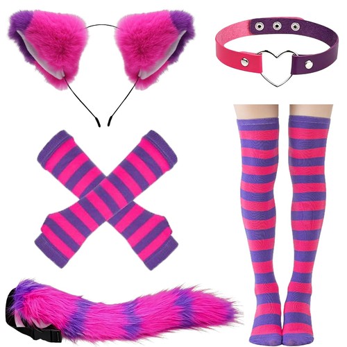 Pink purple striped - pink,