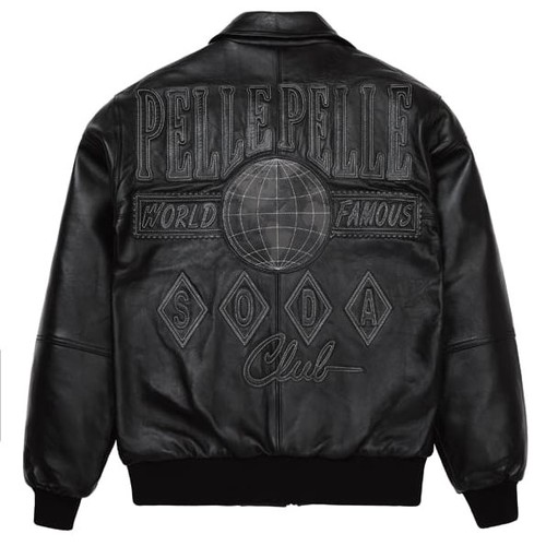 Men bomber encrusted plush - men's,